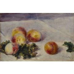 Still Life with Peaches Painting Reproduction