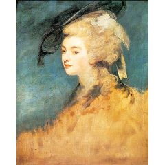 Portrait of Georgiana Spencer, Duchess of Devonshire Painting Reproduction