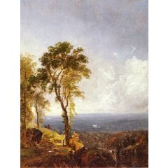 Landscape View near Catskill Mountain House Painting Reproduction