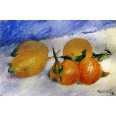 Still Life with Lemons and Oranges Painting Reproduction