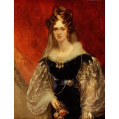 Adelaide Amelia Louisa Theresa Caroline of Saxe-Coburg Meiningen Painting Reproduction