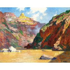 Down in the Grand Canyon Painting Reproduction