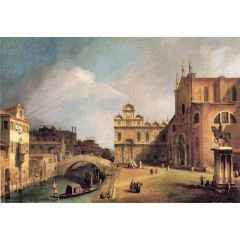 Santi Giovanni e Paolo and the Scuola di San Marco Painting Reproduction