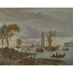 A River View Painting Reproduction