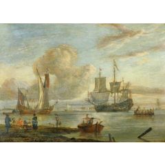 Estuary Scene Painting Reproduction