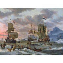The Whaling Grounds Painting Reproduction