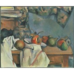 Ginger Pot with Pomegranate and Pears Painting Reproduction