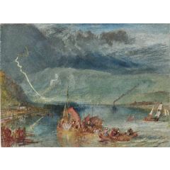 La Chaire de Gargantua, near Duclair Painting Reproduction