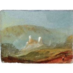 Lillebonne, The Towers of the Chateau Painting Reproduction
