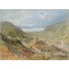 Lillebonne, Looking towards the Seine Painting Reproduction