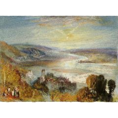 Tancarville, with the Town of Quillebeuf in the Distance (’Back View’) Painting Reproduction