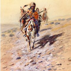 On the Trail Painting Reproduction