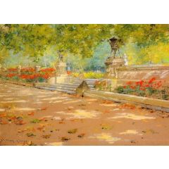 Terrace, Prospect Park Painting Reproduction