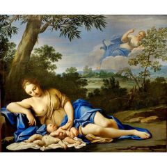 Story of Venus and Diana - Birth of Apollo and Diana Painting Reproduction