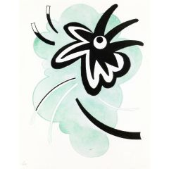Green-Black (Vert-noir) Painting Reproduction