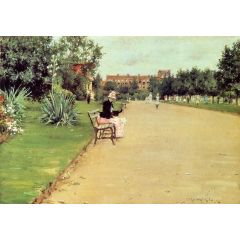The Park Painting Reproduction