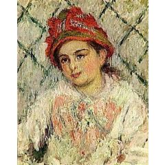 Portrait of Blanche Hoschede at 14 years of Age Painting Reproduction
