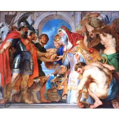 The Meeting Between Abraham and Melchizedek Painting Reproduction