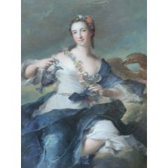 Portrait of Louise Henrietta de Bourbon Conte, Duchess of Orléans Painting Reproduction