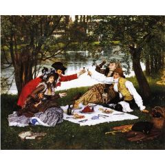 Partie Carree Painting Reproduction