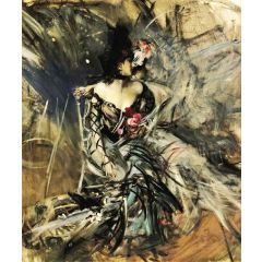 Spanish Dancer at the Moulin Rouge Painting Reproduction