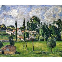 Landscape with a Canal Painting Reproduction