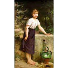 Gathering Water Painting Reproduction