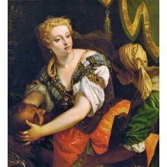 Judith with the Head of Holofernes Painting Reproduction