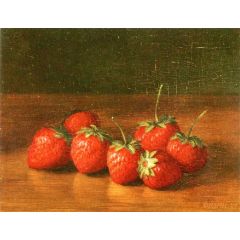 Still Life with Strawberries Painting Reproduction