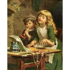 The Duet Painting Reproduction
