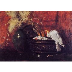 Still Life with Cockatoo Painting Reproduction