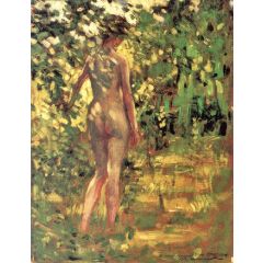 Nude in a Glade Painting Reproduction