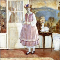 1830 Gown Painting Reproduction