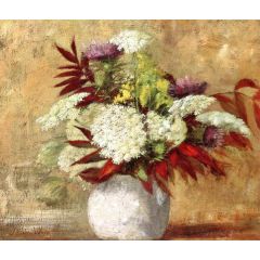 Vase of Flowers Painting Reproduction