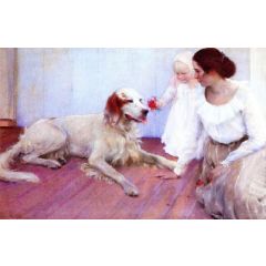 On the Porch Painting Reproduction