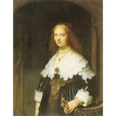 Portrait of Maria Tripp Painting Reproduction