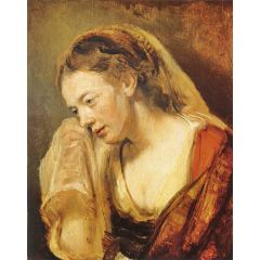 Study of a Crying Woman Painting Reproduction