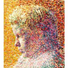 Head of a Girl Painting Reproduction