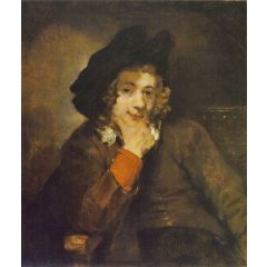 Portrait of Titus Painting Reproduction