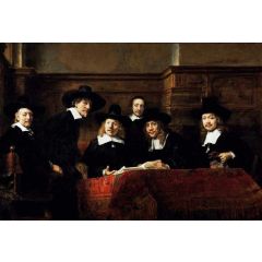 Sampling Officials of the Drapers’ Guild, also known as The Sampling Officials Painting Reproduction