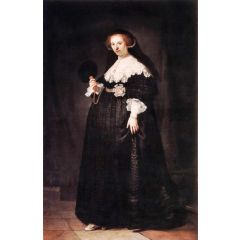 Portrait of Oopjen Coppit Painting Reproduction