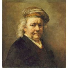 Self Portrait Aged 66 Painting Reproduction