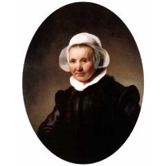 Portrait of Aeltje Petersdr. Uylenburgh Painting Reproduction