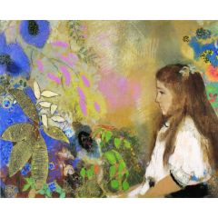 Portrait of Yseult Fayet Painting Reproduction