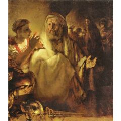 Peter Denouncing Christ Painting Reproduction