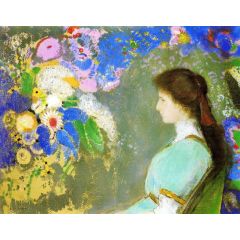 Portrait of Violette Heyman Painting Reproduction