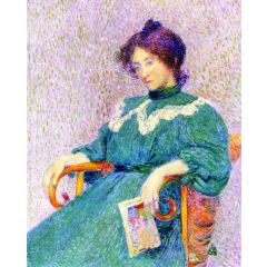 Portrait of Madame Petitjean Painting Reproduction