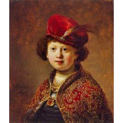 A Boy in Fanciful Costume (workshop) Painting Reproduction