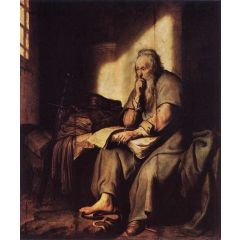 Saint Paul in Prison Painting Reproduction