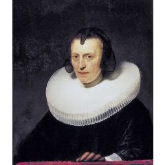 Portrait of Aletta Adriaensdr. Painting Reproduction
